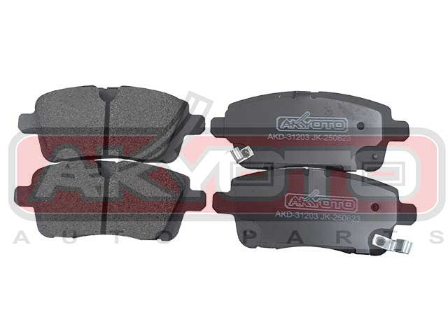 КОЛОДКИ ТОРМОЗНЫЕ ДИСКОВЫЕ ЗАДНИЕ AKD-31203